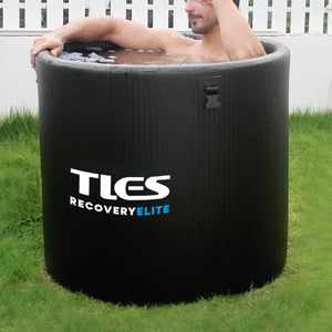 Tellus ngoài trời Vòng di động Inflatable PVC nước đá bồn tắm nước lạnh Plunge sang trọng Băng bồn tắm thiết lập phục hồi hồ bơi - Product Image 1