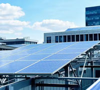 Structure de montage au sol solaire optimisée en termes de coûts pour les centrales électriques à grande échelle