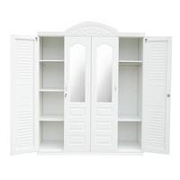 Usine en gros 4 portes en acier placard pour vêtements métal placard maison chambre meubles en acier armoire casier chambre armoire