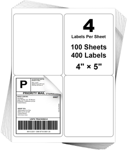 Recyclable Premium A4 Blank <b>Waterproof</b> Self Adhesive Matte White Vinyl Paper Sheet Sticker <b>Label</b> Paper Shipping <b>Labels</b> - Product Image 1