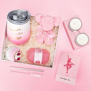 <b>Pink</b> Color Exquisite Wedding Bride Party <b>Gifts</b> for Women Relaxation Spa <b>Gift</b> for Girls Custom Wholesale Bridesmaid Proposal Box - Product Image 2