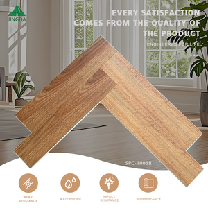 Revêtement <span class=keywords><strong>de</strong></span> sol en vinyle SPC à clipser écologique 5mm 6mm 7mm, résistant à l'eau, antidérapant, design <span class=keywords><strong>chevron</strong></span> pour hôtels et bureaux - Product Image 2