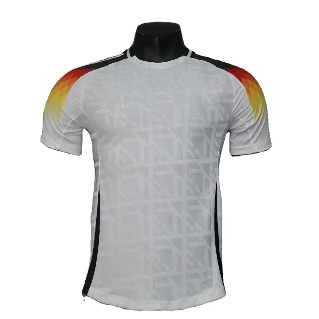 2024 Hot Eur Team Duits Thuis Witte Speler Editie Top Duitje Voetbalshirt Shirt Uniform