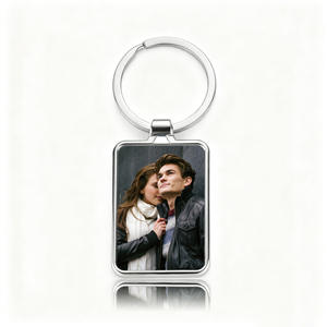 Llavero Metálico para Sublimación de Fotos por Transferencia de Calor Uionen, Anillo para Llaves Personalizable - Product Image 1