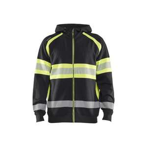 BLAKLADER - 355211589933XL <b>Hi</b>-<b>Vis</b> <b>Hoodie</b> Black/Yellow - EAN 7330509831137 <b>HI</b>-<b>VIS</b> WORKWEAR - Product Image 1