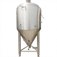 Tanque de Fermentación de Cerveza HG de Acero Inoxidable con Control PLC 220/380V y 6 Años de Garantía