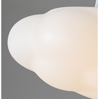 Lampe de plafond en nuage rouge pour chambre d'enfant, design nordique créatif, design moderne et Simple, luminaire décoratif d'intérieur, idéal pour une chambre à coucher