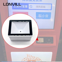 Módulo de Decodificación de Códigos QR, Data Matrix, PDF417 y Code128 de Alta Compatibilidad LONVILL, Escáner de Códigos de Barras CMOS COM para Validación de Boletos