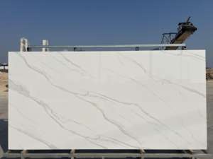 Encimera de Diseño Moderno para Exteriores, Losa Brillante para Pared y Piso, Textura de Mármol, <span class=keywords><strong>Piedra</strong></span> Sinterizada de 1600*3200*15MM - Product Image 6