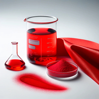 Colorant acide en poudre Lie Chen Rouge 114 (Rouge Acide Rs) Colorant chimique pour textiles teints à la mèche CAS 6459-94-5