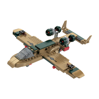 Jouets de construction COGO, modèle de véhicule transformable en avion, cadeau pour garçon, jouets de construction