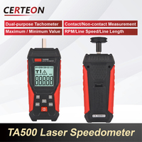 Appareil portable sans contact à double mode pour mesurer la vitesse de moteur et d'engin Tachymètre laser