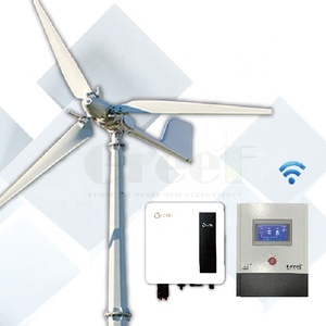 Generador de Energía Gratuita con Control de Paso de Frecuencia, Eje Horizontal de Alta Potencia, 5kw 10kw 20kw 30kw AH-5K para Hogar/Alumbrado Público - Product Image 1