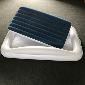 Cama inflable para niños con cojín de aire flocado, colchón de aire cómodo y suave para niños pequeños, portátil para viajes - Product Image 3