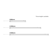 Haute Qualité Tout En Aluminium Cadre Led Lumière Ip65 Ik08 Étanche 600mm Suspendu Led Tri-Proof Lumière pour Atelier Usine