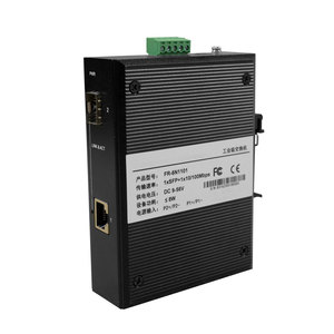 Switch de Red Industrial Gigabit de Doble Alimentación para Montaje en Riel DIN o Pared, con 1 Puerto RJ45 y 1 Ranura SFP, 10/100/1000Mbps, para Cámaras IP - Product Image 6
