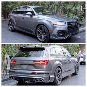 ชุดตัวถังรถ Audi Q7 <span class=keywords><strong>SQ7</strong></span>, สไตล์ <span class=keywords><strong>ABT</strong></span> กันชนหน้ากว้างดิฟฟิวเซอร์ด้านหน้ากระโปรงข้างสปอยเลอร์หลังคา - Product Image 2