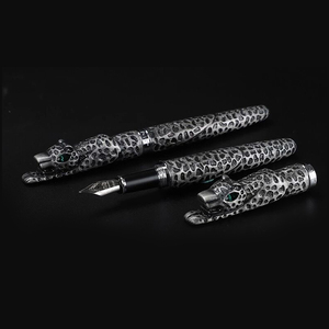 Stylos plume Jinhao, design de papeterie antique et cool, cadeaux, <span class=keywords><strong>collection</strong></span> de courbes animalières, souvenir, nouveau stylo de luxe, art du léopard - Product Image 3