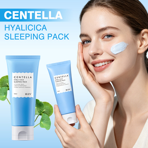 Private Label Centella Asiatica Hyaluronic Acid Face <b>Mask</b> Moisturizing Soothing And Stable Night Skincare OEM <b>Sleeping</b> <b>Mask</b> 100g - Product Image 2