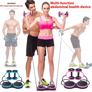 Multi-Functional Home Fitness Equipment Wheel Pull Rope <strong>Exercise</strong> for Abdominal Muscle Sporting Accessory - Product Image 3