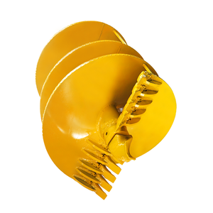 <b>Drilling</b> Machine Parts Rotary <b>Drilling</b> Rig Double Bottom <b>Auger</b> Bucket - Product Image 1
