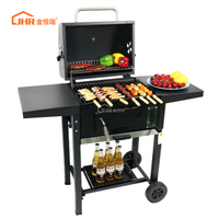 Barbecue pliant d'extérieur personnalisé JHR en acier au carbone pour le camping