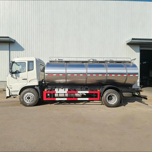Camion-<span class=keywords><strong>citerne</strong></span> à lait neuf Dongfeng 4X2 LHD Diesel EURO5 13CBM SUS304 pour le transport de lait frais, avec isolation et refroidissement - Product Image 5