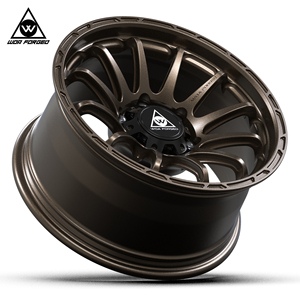Cerchi Forgiati Ultra-Leggeri Personalizzati a Concavità Profonda, Nero Opaco/Bronzo/Argento, 10 Razze per <span class=keywords><strong>Auto</strong></span> Stile <span class=keywords><strong>JDM</strong></span> Lexus, Camry, Acura - Product Image 2