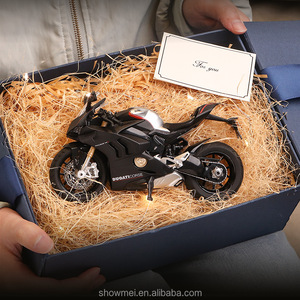 Birthday Gift 1:12 Diecast Sound and Light Simulation Alloy Motorcycle Model Motorbike Toys Locomotive Ornaments Collection - Product Image 2