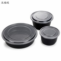 Boîte à lunch jetable transparente en PP de qualité alimentaire, compatible micro-ondes, avec couvercle, personnalisable pour le stockage du sucre