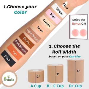 Meilleure vente : Bande adhésive invisible push-up pour lifting et rehaussement des seins, avec boîte - Product Image 4