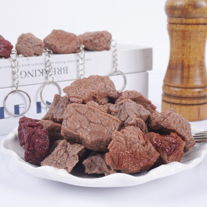 Modèle de bœuf simulé en PVC, nourriture simulée créative, jouet, cubes de bœuf factices, accessoire de bœuf braisé pour vidéo courte - Product Image 3
