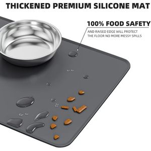 ชามสเตนเลสสตีลพรีเมี่ยมสำหรับแมวพร้อมขาตั้ง15อันจานเลี้ยงอาหารแบบพกพาที่เป็นมิตรป้องกันการอาเจียน - Product Image 6