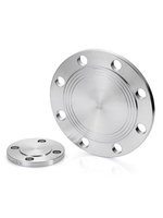 Bride aveugle en acier inoxydable usinée CNC 100 mm DN100 SS304 SS316L, raccord de tuyauterie forgé de précision pour l'industrie pétrochimique