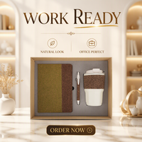 Kit Cadeau de Papeterie Premium Durable en Gros – Carnet Naturel Personnalisé pour Entreprises – Coffret Cadeau d'Affaires de Marque