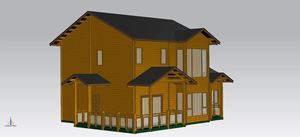 Kits <span class=keywords><strong>de</strong></span> maisons préfabriquées pour constructeurs <span class=keywords><strong>de</strong></span> maisons, cabanes <span class=keywords><strong>en</strong></span> rondins, maisons préfabriquées, villas rustiques - Product Image 5