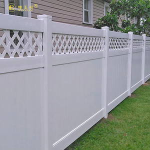 Europees Ontwerp Top Privacy Hek Paneel En Palen Rooster Vinyl Hek 8ft Hoge Buitenkant Hek Decoratieve Rooster Privacy Panelen - Product Image 3