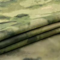 Tissu camouflage double face A-TACS FG, polyester tissé 230 GSM, respirant et résistant à l'abrasion pour équipement tactique