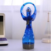 Mini ventilateur portatif à pulvérisation, humidificateur, rafraîchisseur d'air extérieur, avec réservoir d'eau, idéal pour la plage, alimenté par batterie, cadeau de fête