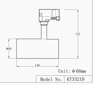 Système d'éclairage sur rail COB en aluminium à conception modulaire, éclairage à intensité variable, montage en surface, commande intelligente, rail magnétique fin, LED, bureau, 48V 30W - Product Image 4