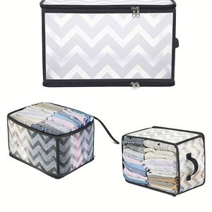 Artículos para el Hogar de Alta Calidad, Cajas y Contenedores de Almacenamiento Plegables Apilables de Plástico PP con Tapa de Cierre, Gran Venta - Product Image 2