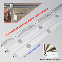 Gouly RGBW Lumières permanentes de Noël LED Pixel 4 fils 48V avec rail en aluminium IP68 Contrôle intelligent pour l'éclairage extérieur de Noël