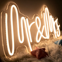 Lumières néon sans taxes, enseignes publicitaires LED néon populaires, enseignes néon personnalisées pour la décoration de mariage, de bar et de fête