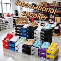 Chaussures d'occasion S35-1 en gros, livraison internationale, maille coton de haute qualité, vente en gros directe d'usine, chaussures de sport d'occasion pour hommes