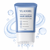 Sérum capillaire OEM ODM à marque privée GHK-Cu PDRN SNAP-8 Peptide, caféine et romarin pour la densité des cheveux et la lutte contre la chute des cheveux