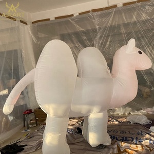 Accessoires de costume d'animaux blancs robe de mascotte de chameau gonflable à vendre - Product Image 4