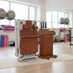 <span class=keywords><strong>Reformer</strong></span> de <span class=keywords><strong>Pilates</strong></span> Plegable Multifuncional de Aluminio Tmax, Utilizado para Fisicoculturismo - Product Image 5