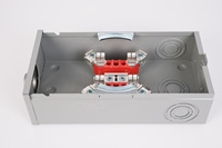 Caja de Conexión para Medidor de Energía Eléctrica Monofásico/Trifásico de 100A/200A, 4 y 7 Garras, Tipo Americano, Acero Galvanizado NEMA3R, Superventas