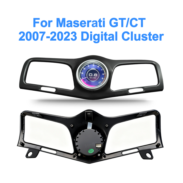 Navihua Car Electronic Meter Time Smart Time Display Digital Cluster Intelligent LCD Smart Clock for Maserati GT CT 2007-2023
