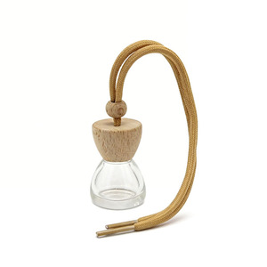 8ML Stylish <b>Empty</b> ClearHanging Car Air Freshener <b>Perfume</b> Diffuser <b>Bottles</b> - Product Image 1